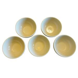 Set of 5 Le Creuset 25oz All White Cereal/Soup Bowls - oven safe to 500F